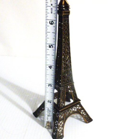7" All Metal EIFFEL TOWEL Paper Weight ? Model Building City France - Picture 7 of 7